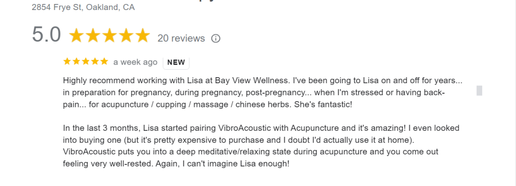Acupuncture vibroacoustic review